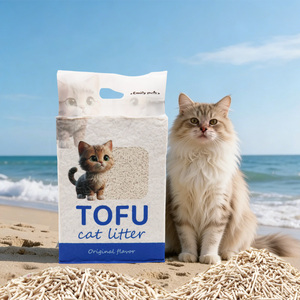 Litière pour chats au tofu, neutralisant l'odeur d'azote, absorbant les odeurs, pour chats d'intérieur, OEM, marque privée, vente en gros - Product Image 1