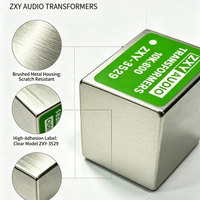 Transformateur d'isolation audio à noyau en permalloy ZXY-3529 150/600:10K 10K600 pour égalisation d'impédance, table de mixage audio professionnelle, boîtier DI, ISO9001 UL CE