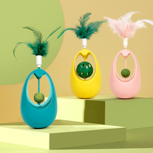 Juguete para Gatos Ecológico de Estilo Moderno, Divertido Juguete con Bola de Menta para Aliviar el Estrés, Hecho de Plástico Resistente - Product Image 2