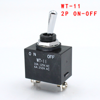 Interrupteur à bascule NKK DPST DPDT WT-11 WT-12 WT-13 WT-18 WT-15 WT-19, interrupteur momentané SPDT, interrupteur à réinitialisation