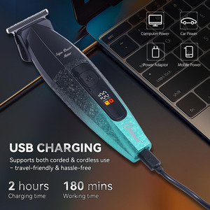 Tondeuse à cheveux électrique rechargeable Hatteker pour usage domestique, hôtelier et extérieur - Product Image 4