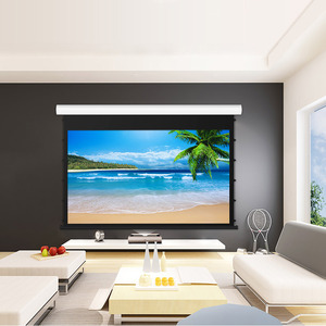 Màn hình Pro 120 inch tab-căng thẳng điện tử màn hình chiếu 16:9 8K 4K HD 3D cơ giới máy chiếu trần núi - Product Image 4