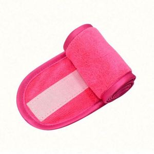 Wholesale Customized Eco-Friendly Women's Spa Makeup Headband with <b>Stretch</b> Towel <b>Wrap</b> Custom Color & Size Fabric Material - Product Image 2