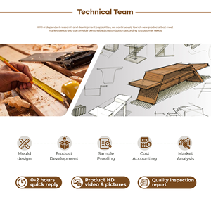 AJUNION Nuovo Tavolino da Caffè di Lusso Rettangolare in Legno con Piano in Vetro Temperato e Cassetti Nascosti - Product Image 4