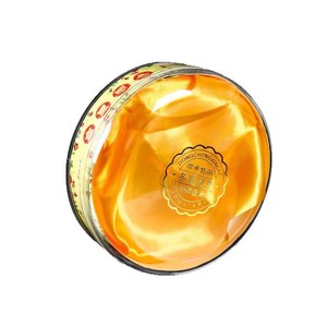 Boîte ronde en acrylique transparent avec bordure dorée, doublure intérieure universelle épaissie pour concombre de mer et cordyceps, produit de santé - Product Image 1