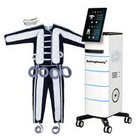 Machine de pressothérapie verticale professionnelle avec 4 modes de massage, pompe à air allemande et combinaison à airbag
