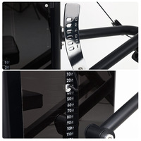 Equipo Multifuncional Comercial para Gimnasio: Rack de Sentadillas y Entrenador de Espalda con Estructura Metálica para Piernas y Espalda