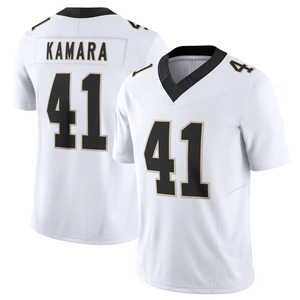 Maillot de football américain <span class=keywords><strong>pas</strong></span> <span class=keywords><strong>cher</strong></span> avec broderie # Maillot de football américain pour homme Alvin Kamara Gold New <span class=keywords><strong>Orleans</strong></span> n°41 - Product Image 4