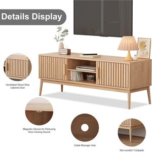 Home small apartment low cabinet/floor cabinet, non-solid wood living room storage cabinet/<b>TV</b> <b>stand</b>, modern minimalist - Product Image 5