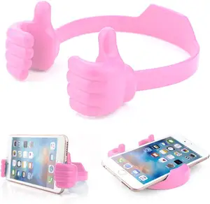 Suporte de silicone para celular, suporte de celular para assistir telefone móvel, cama preguiçosa, de silicone