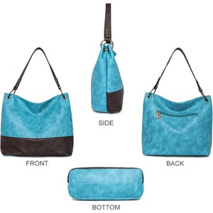 Borse all'ingrosso da <span class=keywords><strong>donna</strong></span> Hobo a tracolla con cerniera in pelle sintetica eleganti borse da lavoro di Design di lusso - Product Image 4