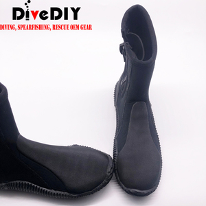 Bottes de plongée en <span class=keywords><strong>néoprène</strong></span> de 5 mm d'épaisseur pour eaux froides, avec embout et talon renforcés en caoutchouc, semelle confort intégrée, pour la pêche sous-marine et la plongée libre - Product Image 5