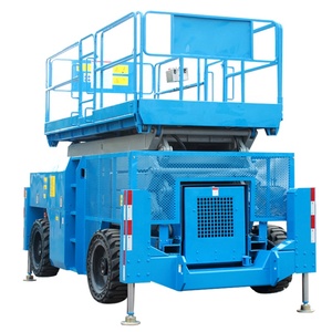 Kubota-plataforma de elevación aérea para hombre, elevador de tijera hidráulica eléctrica, motor diésel de 4 a 18m - Product Image 2