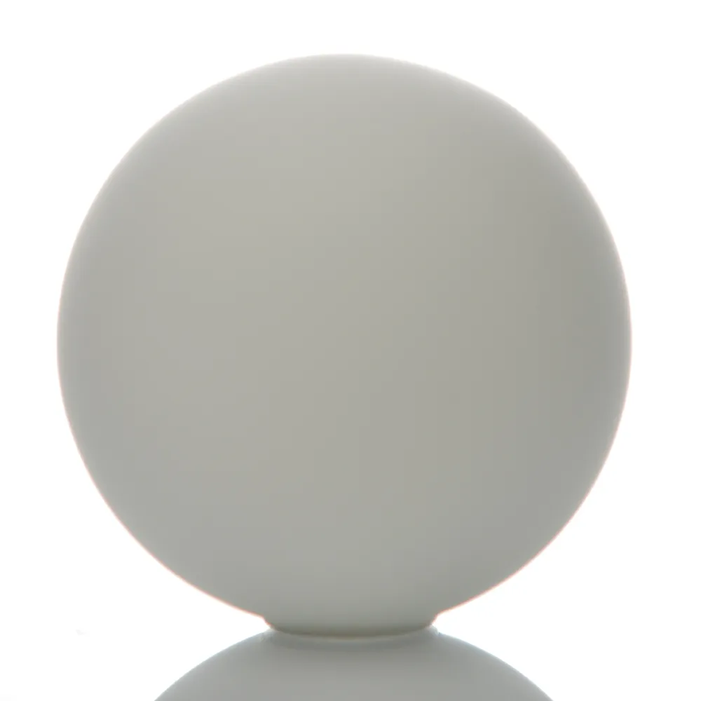 Aangepaste Hand Geblazen Dia 100Mm Opaal Wit Met G9 Draad Glazen Bal Lampenkappen Voor Tafel Hanglamp