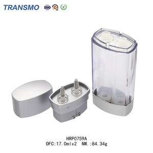 Flacon de soin de la peau de luxe avec bouchon, conteneur en plastique personnalisé pour soin de la peau, conteneur blanc pour soin de la peau, flacon de lotion, emballage - Product Image 3