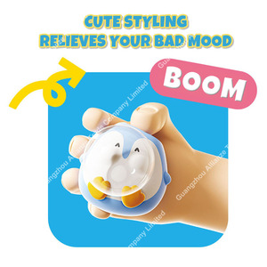 Jouets sensoriels anti-stress OEM ODM à rebond lent, animaux mignons à bulles, jouets sensoriels à presser, en matériau doux, parfaits pour les adultes - Product Image 4
