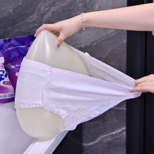 Prezzo all'ingrosso a buon mercato per l'igiene sicura traspirante mutandine sanitarie assorbenti perdita di donne monouso periodo mutandine - Product Image 2