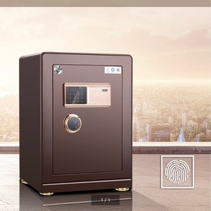 Hengfa Safe Box 600mm High Fingerprint Password Lock For Home Office Jewelry <b>Storage</b> Carbon Steel Rectangle Standing Type - Product Image 1