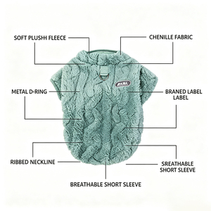 Sudadera térmica de forro polar de doble cara para mascotas, abrigo de invierno de poliéster para Bulldog Francés, ODM/OEM - Product Image 3