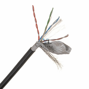 <span class=keywords><strong>Cable</strong></span> <span class=keywords><strong>de</strong></span> <span class=keywords><strong>Internet</strong></span> para Exteriores 23AWG, Venta Directa <span class=keywords><strong>de</strong></span> Fábrica, PVC con Doble Revestimiento, 0.57mm 0.58mm 305m UTP FTP SFTP Cat6 para Redes - Product Image 6