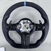 Volant en cuir noir pour BMW F10 F30 F20 F15 F18 F25 F31 F32 F02 F07 F11 F23 F35 F36 F06 F48 F49 F39 F26 F16