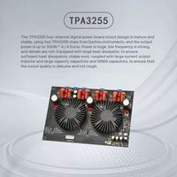 Carte d'amplification audio numérique Quine TPA3255, 300W x 2 en pont mono, 600W stéréo, 300W x 4, ICs 3-8 10 vitesses