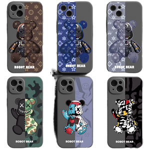 Etuis de téléphone OEM personnalisés avec logo sublimation pour iPhone 15 14 Pro Max 11 Pro R 7 Mini marque de luxe Housses en silicone de luxe personnalisées - Product Image 4