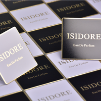 Fabrication sur mesure, étiquette privée, marque propre, logo personnalisé en aluminium imperméable pour parfum féminin