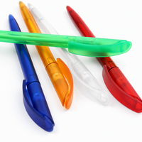 Stylo bille personnalisé avec corps et clip de couleur au choix, action rotative, écriture fluide, fin et léger, idéal pour les professionnels