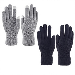 DSX Custom Winter <b>Gloves</b> for Women Fashion <b>Touchscreen</b> Warm Viscose/Polyester Velvet Thermal Needle Detection Wrist-length - Product Image 3