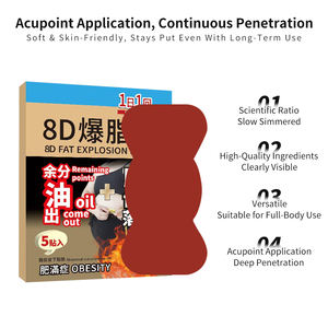 स्वान सचित्र 8d वसा बर्स्टिंग पैच नावल पैच नावल पैच फाइबर आसन कमर कमर कमर की कमर को 5 स्टिकर्स/बॉक्स - Product Image 4