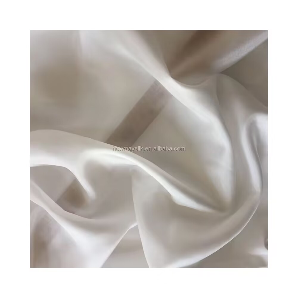 Howmay White Silk Habutai 8m/M 10m/m 12m/m 114cm 100 Silk Habutai Fabric for Lining or Scarf Painting