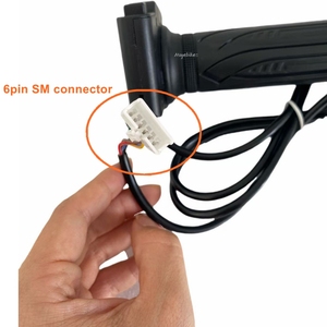 Repuestos para Bicicleta Eléctrica Jeston, Acelerador de Giro Completo de 36v, <span class=keywords><strong>Bolt</strong></span> Pro Atlas Ancheer, Acelerador para Bicicleta Eléctrica con Neumáticos Anchos, con Botón de Control de Velocidad - Product Image 2