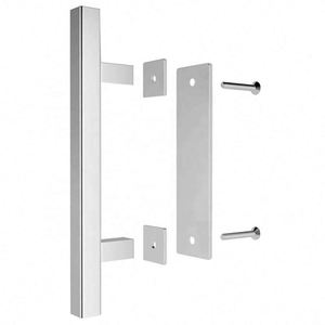 WEKIS Manija Moderna de 12 Pulgadas en Forma de H para Puerta Corredera de Granero, de Acero Inoxidable con Acabado Satinado, Antioxidante, Juego de Tiradores Empotrados, Garantía de 5 Años, Control Remoto - Product Image 3