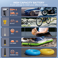 Démarreur de voiture Power Bank 4500A Intelligent Emergency Battery Booster with Air Pump Portable Car Jump Starter