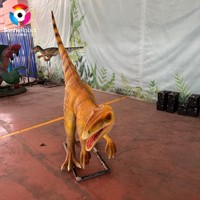 Fournisseur de modèles de dinosaures animatroniques Coelophysis grandeur nature, imperméables et personnalisés pour les parcs à thème sur le thème des dinosaures