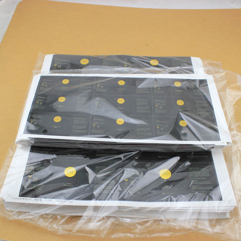 Printing Factory Custom Printed Label Roll Waterproof Logo Adhesive Gold Foil Stickers Honey Bottle Jar