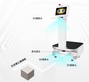 Piezas de Maquinaria de Construcción, Chasis Personalizado AGV, Manejo Inteligente en Fábrica, Navegación Láser por Radar, Chasis con Ruedas - Product Image 4