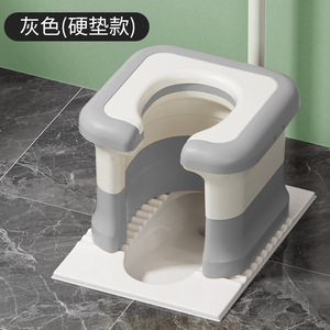 elderly toilet squatting toilet toilet chair pregnant women seat <b>frame</b> squatting pit portable toilet squatting toilet - Product Image 2