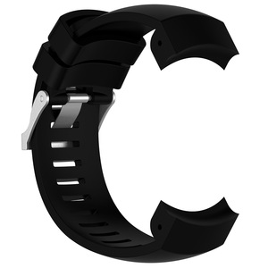 Pulsera de repuesto con herramientas <span class=keywords><strong>correa</strong></span> de <span class=keywords><strong>reloj</strong></span> inteligente de silicona para <span class=keywords><strong>Suunto</strong></span> <span class=keywords><strong>Core</strong></span> ALU negro - Product Image 4