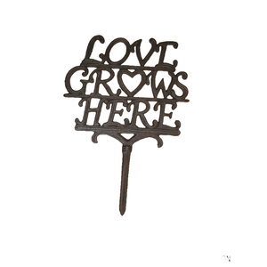 Hierro fundido flores letras <span class=keywords><strong>en</strong></span> forma de jardín decorativo borde valla metal césped barrera valla corta Decoración - Product Image 4