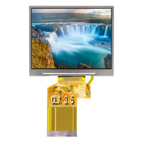 3,5-Zoll TFT LCD Displaymodul Auflösung 320X240 RGB 54-Pin IPS Betrachtungswinkel Treiber-IC ST7272A