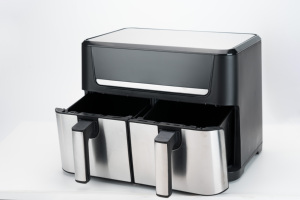Friteuse à air freidora de aire de meilleure qualité 6L + 6L en acier inoxydable Appareil de cuisine pour maison intelligente Vente en gros Friteuses à air numériques électriques - Product Image 5