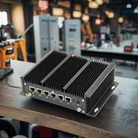 Mini PC Intel de 12.ª Generación I5-1235U I7-1255U con Windows 10, I225V RJ45, 6 LAN, 2.5gbe, Nano PC Industrial Monobloque