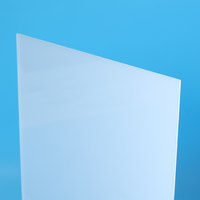 Les diffuseurs en plastique anti-UV ont mené la feuille de diffusion optique laiteuse de couverture
