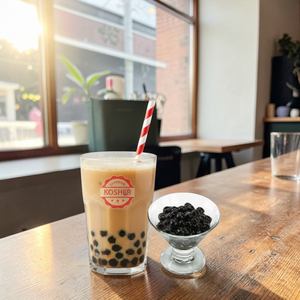 Caja de Tapioca Kosher para Té de Burbujas con Sabor a Caramelo para Tiendas de Té, Calidad Premium Hecha en Taiwán, Boba Planet Masticable - Product Image 1