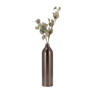 Vaso in alluminio metallico, elegante vaso per fiori, per soggiorno, camera da letto, ufficio, decorazione da tavolo - Product Image 2
