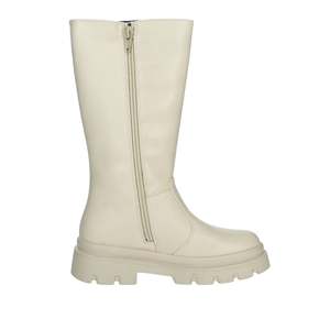 Bottes hautes pour filles Asso, couleur beige, taille 34, avec détails étoiles et strass - Product Image 4