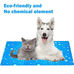 Druck aktiviertes Haustier Coole Matte Chilly <span class=keywords><strong>Dog</strong></span> Cooling MatNo Wasser oder Kühlung Benötigtes Gel-Kühl kissen für Hunde Katzen - Product Image 3
