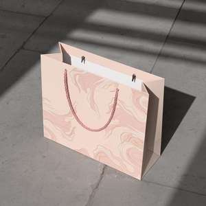 Bolsas de Regalo de Cartón Personalizables para Ropa de Lujo, con Asas, para Compras y Almacenamiento de Prendas, Se Aceptan Pedidos al por Mayor - Product Image 2